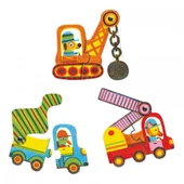 Djeco İkili Puzzle - Vehicles thumbnail 4