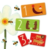Djeco İkili Puzzle - Duo Numbers thumbnail 3