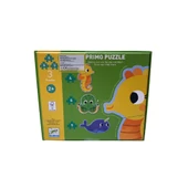 Djeco Dev Puzzle - Deniz Canlıları 4-6-9 Parça thumbnail 7