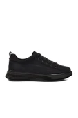 Siyah Memory Foam Erkek Sneaker thumbnail 1