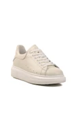 Beyaz Hakiki Deri Erkek Sneaker thumbnail 3