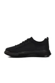 Siyah Memory Foam Erkek Sneaker thumbnail 2