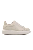 Beyaz Hakiki Deri Erkek Sneaker thumbnail 1