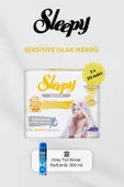 150 Adet Sensitive Islak Mendil, Toz Kovar Hediyeli thumbnail 1