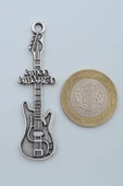 Amon Amarth Elektro Gitar Gümüş Kaplama Örme Zincir Kolye thumbnail 4