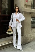 Alexis Sırt Dantel Oversıze Gömlek 3336-08 thumbnail 2