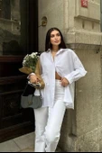 Alexis Sırt Dantel Oversıze Gömlek 3336-08 thumbnail 1