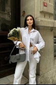 Alexis Sırt Dantel Oversıze Gömlek 3336-08 thumbnail 5