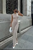 Afro Ajurlu Maksi Elbise 2796 thumbnail 7