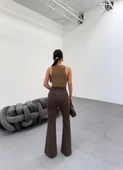 230 Gr Poly Viscose Full Lycra İspanyol Paça Pantolon thumbnail 2