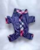 Monogram Purp Köpek Tulum Pijama thumbnail 2