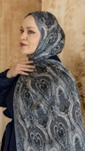 75 x 180 - İdol İpek Şal-5014-04932 thumbnail 7