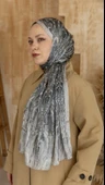 75 x 180 - İdol İpek Şal-5014-04933 thumbnail 4
