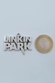 Linkin Park Gümüş Kaplama Örme Zincir Kolye thumbnail 4