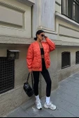 Alisa Oversize Kapitone Bomber Ceket 7058 -08 thumbnail 2