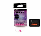 Fujin Curvy Pink Glow Jig Head thumbnail 1