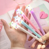 Işıklı Unicorn Jel Mürekkep Kalem thumbnail 1