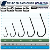 Owner 5123 Ebi Baitholder Black Chrome İğne thumbnail 2