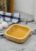 Bambu Kase - Doğal Tabak - 14 CM, 260 ML thumbnail 1