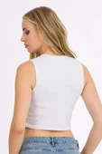 Kadın Likralı Kolsuz Crop thumbnail 2