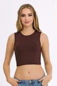 Kadın Likralı Kolsuz Crop thumbnail 5