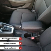 Ehiltek Citroen C-Elysee Kolçak Siyah 2012 ve Sonrası thumbnail 3