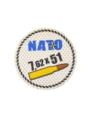 Nato 762 x 51 - Cırt - Patch - Peç - Arma - 8 cm thumbnail 1