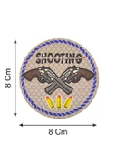 Rovelver Tabanca Shooting - Cırt - Patch - Peç - Arma - 8 cm thumbnail 2