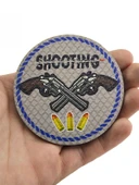 Rovelver Tabanca Shooting - Cırt - Patch - Peç - Arma - 8 cm thumbnail 3