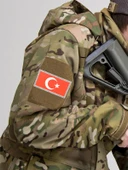 Türkiye Bayrak Dikdörtgen - Cırt - Patch - Peç - Arma - 8.5 x 4.5 cm thumbnail 5