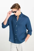 Regular Fit Gömlek Navy Navy XL thumbnail 2