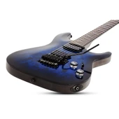 Schecter Omen Elite-6 FR Elektro Gitar (See-thru Blue) thumbnail 4
