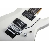 Schecter C-6 FR Deluxe Elektro Gitar (Satin White) thumbnail 4
