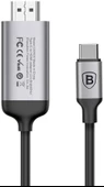 OUTLET Baseus Type-C HDMI Dönüştürücü Siyah thumbnail 2
