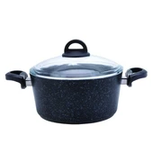 Karaca Dark Stone Bio Granit 24 cm Tencere thumbnail 1