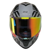 MTS M-910 MAT BEE GÜNEŞ VİZÖRLÜ KASK thumbnail 3