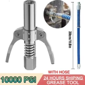 Çift Mandallı  Hortumlu Gres Pompa Ucu Gres Tabanca Ucu Memesi Yağ Tabanca Ucu thumbnail 2