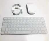 Apple Touch ID Özellikli Klavye+Magic 2 Şarjlı Mouse Seti-Beyaz thumbnail 1