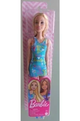 Barbie Kalpli Mavi Elbiseli Bebek thumbnail 1