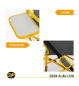 Extra Katlanabilir XL Kamp Koltuğu-Sarı thumbnail 7