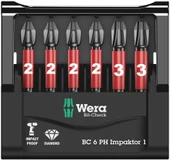 Wera Bit-Check 6 PH Impaktor 1  Profesyonel Matkap Vidalama Tornavida bits Uçları thumbnail 2