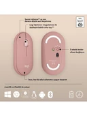 Logitech Pebble 2 M350S 910-007014 Pembe Sessiz Optik Kablosuz Mouse thumbnail 5