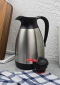Çelik İçecek Termos - Çift Katlı Çay Termosu - 1.5 Litre thumbnail 2