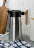 Bambu Saplı Çelik Termos - Bambu Saplı Çay Termosu - 2 Litre thumbnail 1