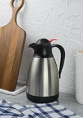 Çelik İçecek Termos - Çift Katlı Çay Termosu - 1.5 Litre thumbnail 1