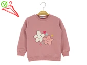 Kız Çocuk Sweatshirt Yıldız Baskılı thumbnail 2