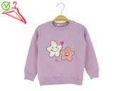 Kız Çocuk Sweatshirt Yıldız Baskılı thumbnail 6