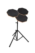 Bateri Davul Drum Pratik Çalışma Pedi ve Standlı Full Setup thumbnail 5