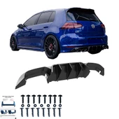 VW Golf Mk7 R 2013-2016 Arka Difüzör thumbnail 2