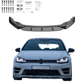 VW Golf Mk7 R 2013 - 2016 Ön lip Version 2 thumbnail 1